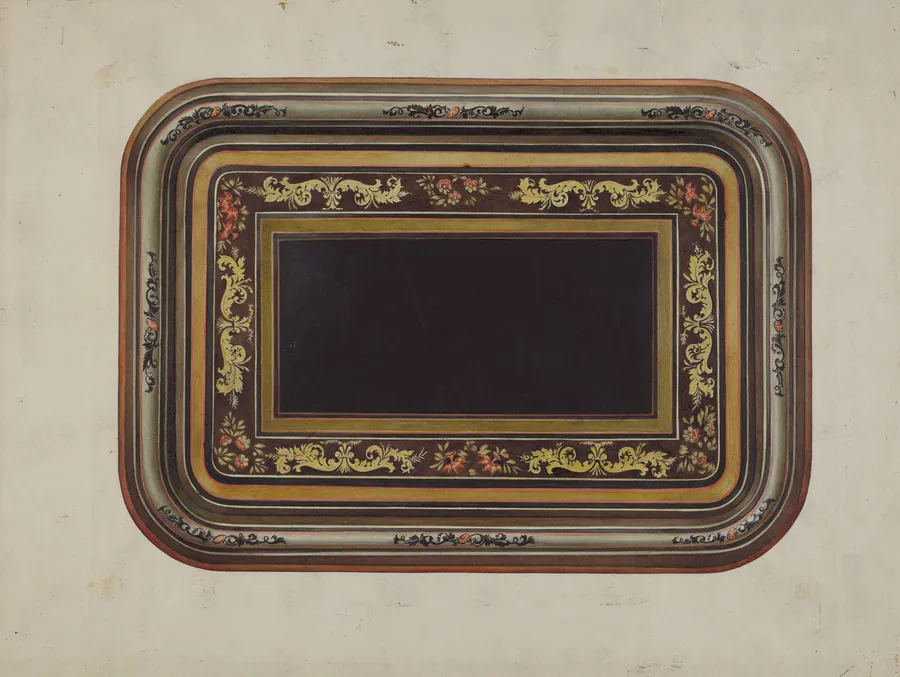 Tin Tray by Victor F. Muollo