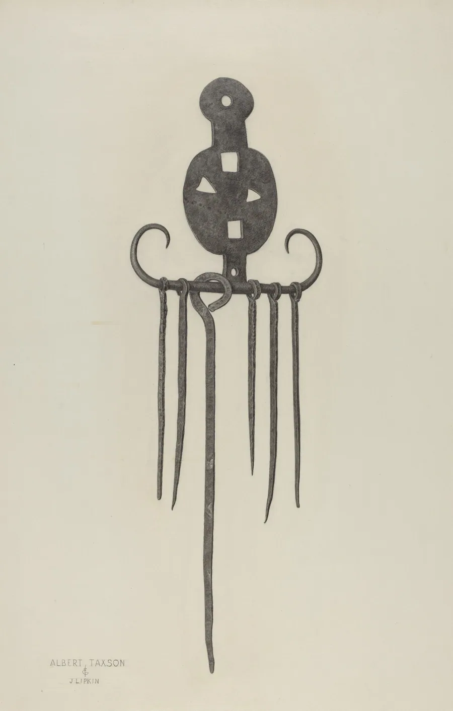 Skewers and Holder by Jacob Lipkin