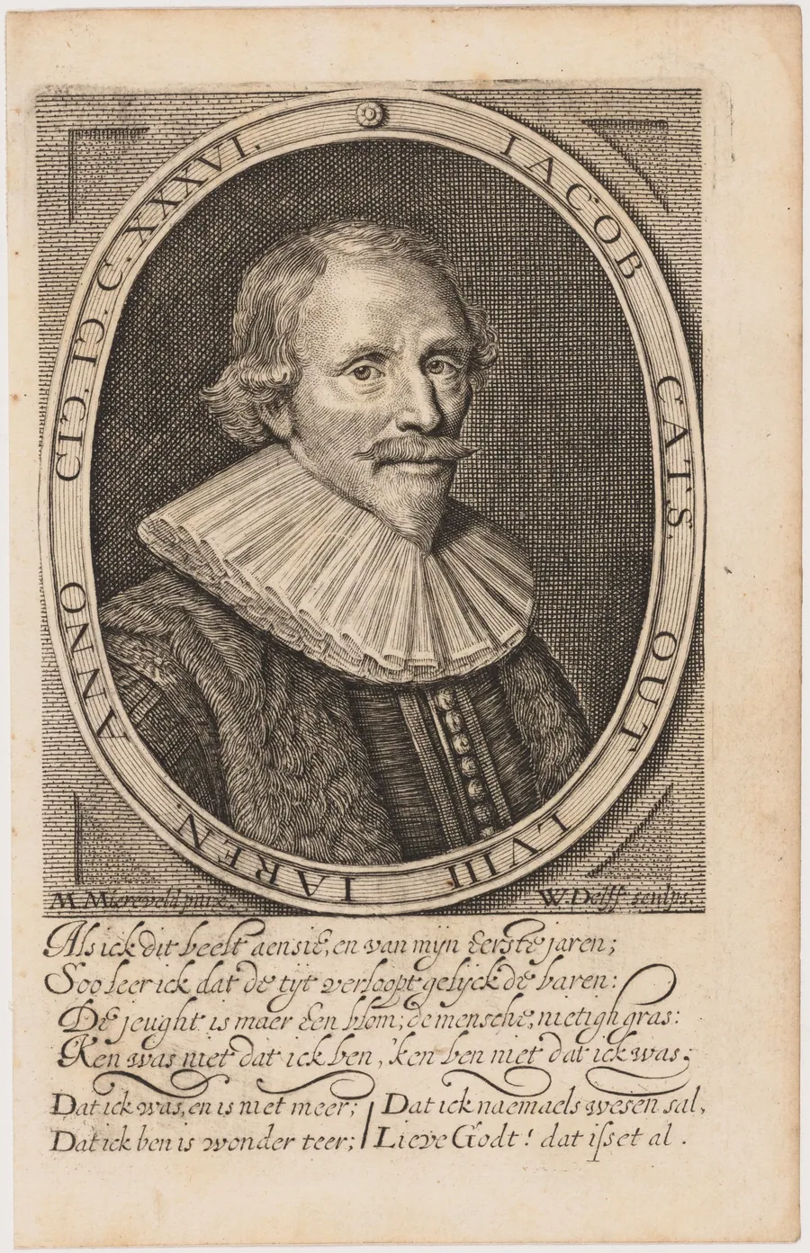 Jacob Cats by Willem Jacobsz Delff