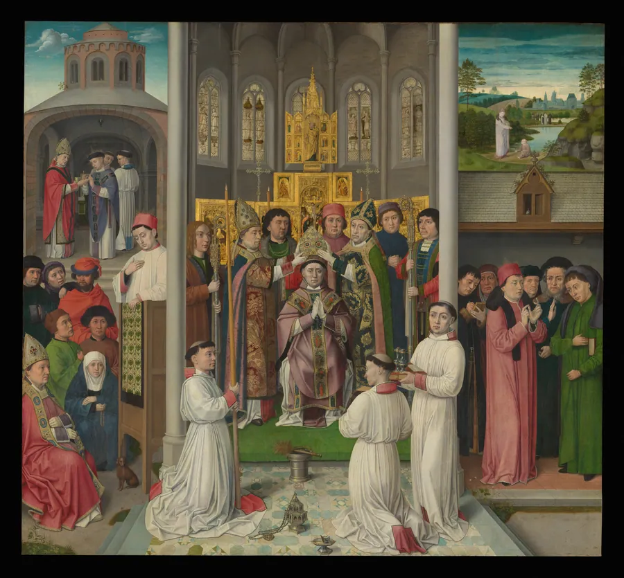 Scenes from the Life of Saint Augustine of Hippo by Master of Saint Augustine