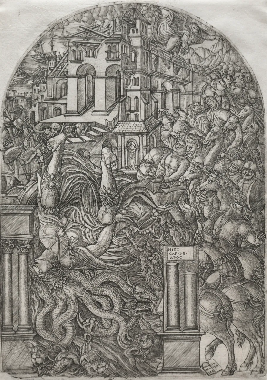 The Fall of Babylon by Jean Duvet