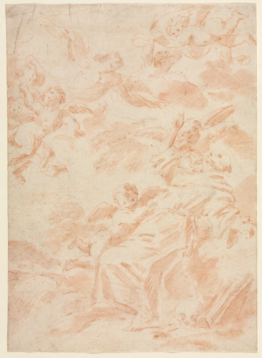 The Stigmatization of Saint Francis by François Lemoyne