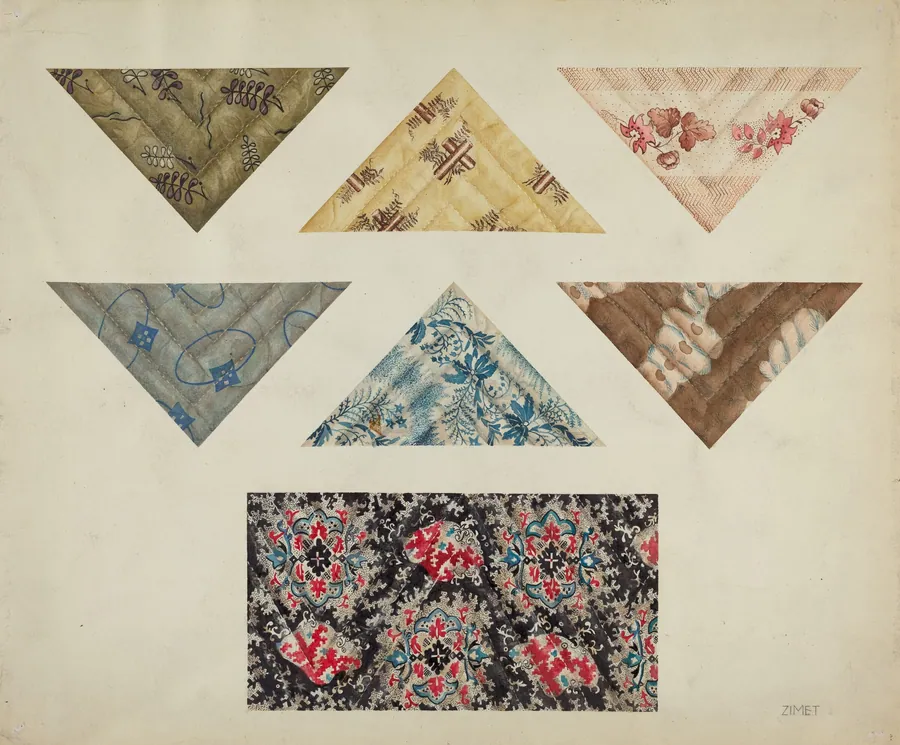 Patchwork Quilt by A. Zimet
