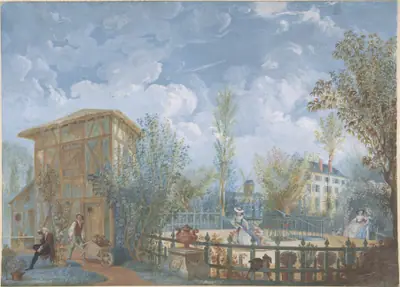 Figures in a Garden