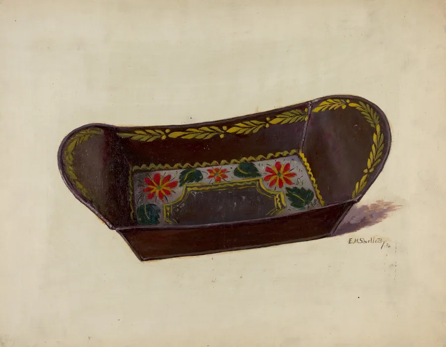 Bread or Apple Tray by Eugene Shellady