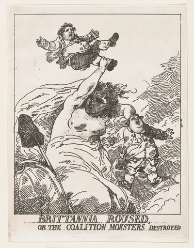 Britannia Roused, or the Coalition Monsters Destroyed
