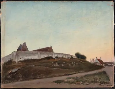 Melby Kirke. Sommeraften
