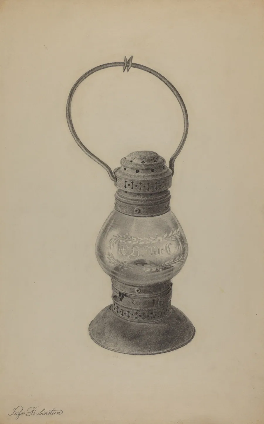 Hand Lantern by Lazar Rubinstein