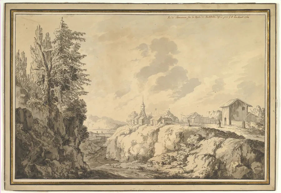 View of Svenarum in the Province of Småland, Sweden by Jacob Philipp Hackert