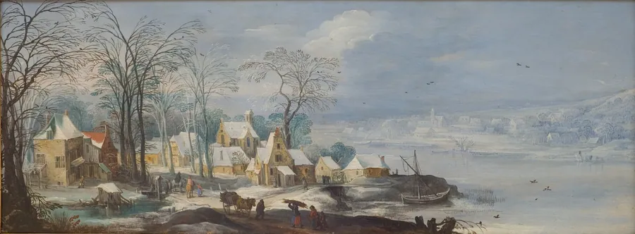 Vinterlandskab by Joos de II Momper