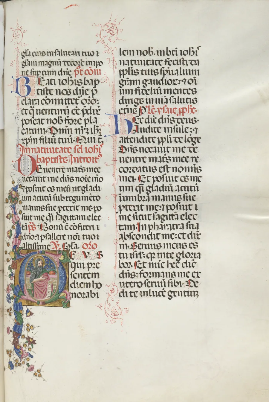 Missale: Fol. 287: Saint John the Baptist by Giapeco Caporali