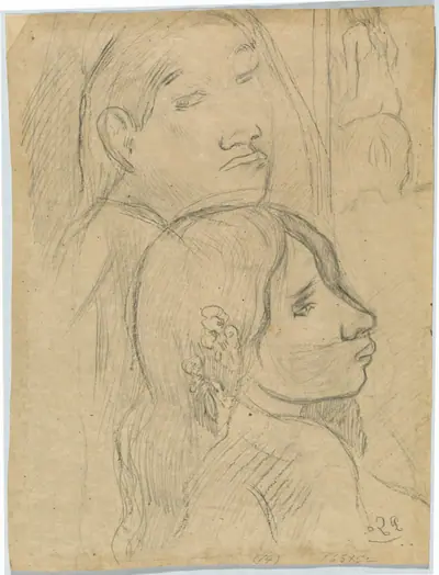 Two Marquesans [verso]
