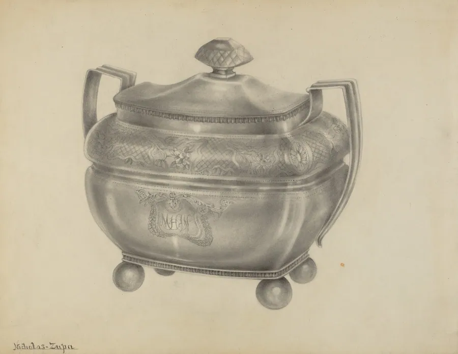 Silver Bowl by Nicholas Zupa