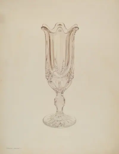 Glass Celery Holder