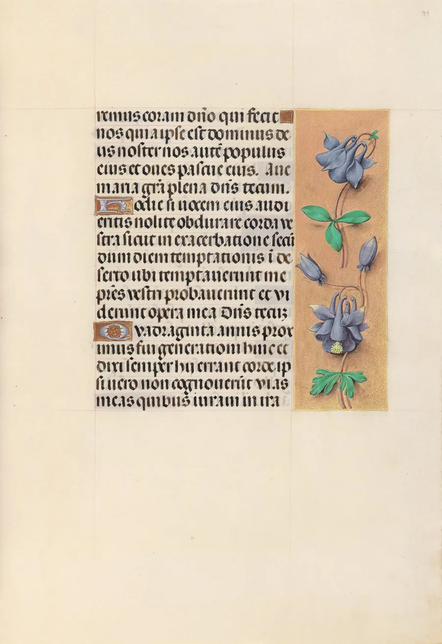 Hours of Queen Isabella the Catholic, Queen of Spain:  Fol. 99r by Master of the First Prayerbook of Maximillian