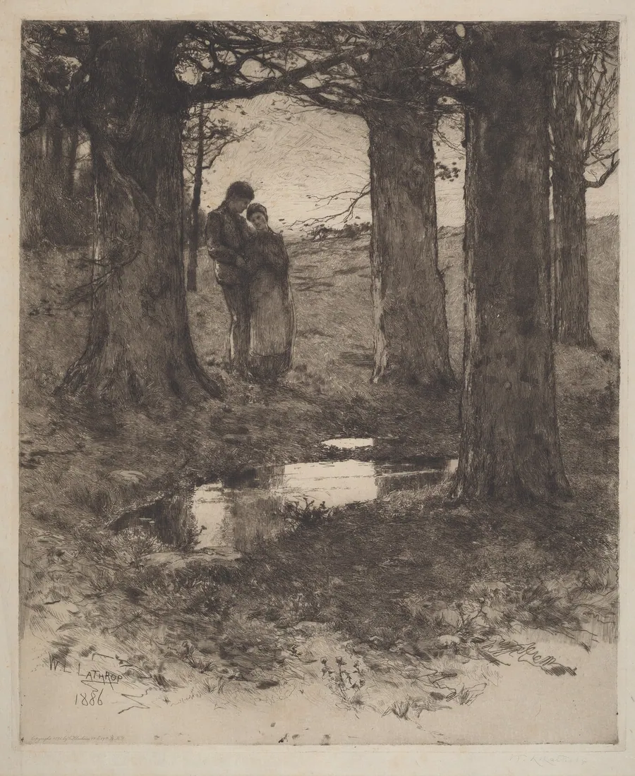 An Evening Walk by William Langson Lathrop