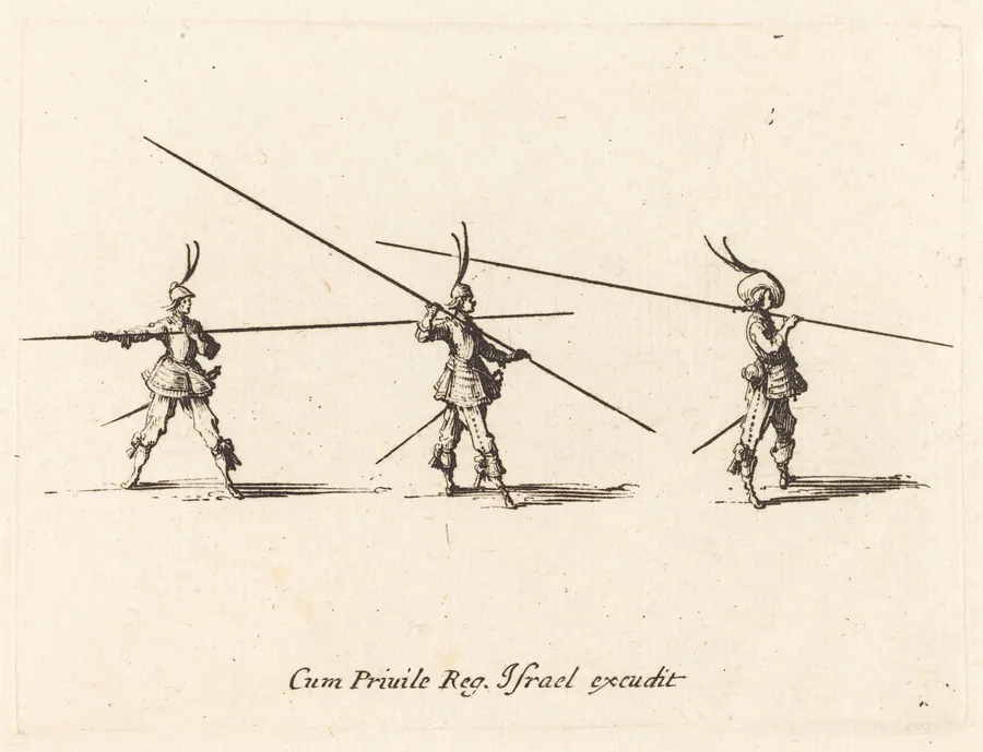 Drill with Tilted Pikes by Jacques Callot