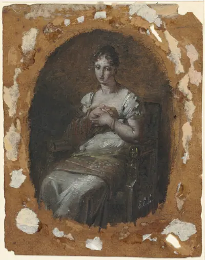 Young Woman Seated