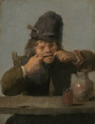 Youth Making a Face