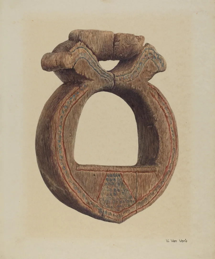 Wooden Stirrup by Vera Van Voris