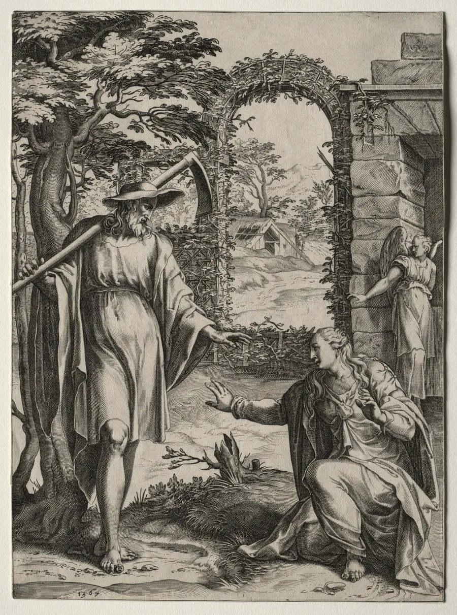 Christ Appearing to Mary Magdalen by Cornelis Cort