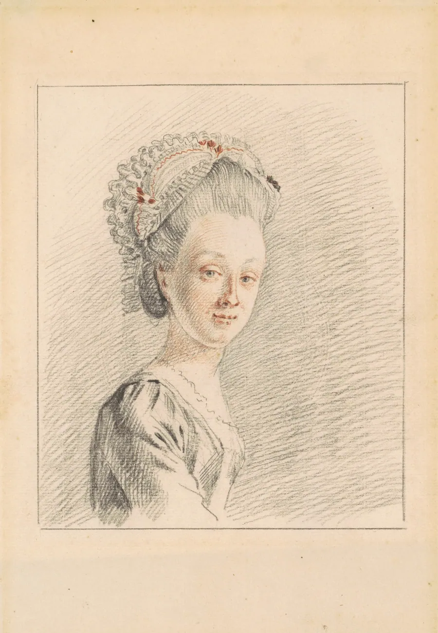 A Lady Wearing a Dormeuse Cap by Nicolaas Muys