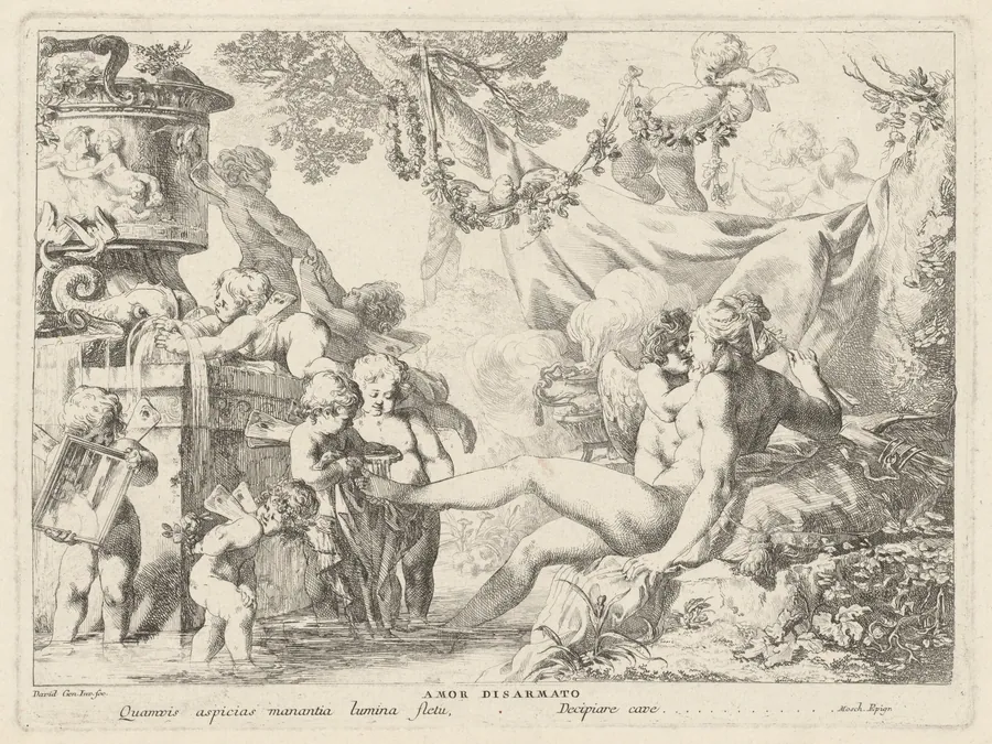 Amor Disarmato (Cupid Disarmed) by Giovanni David
