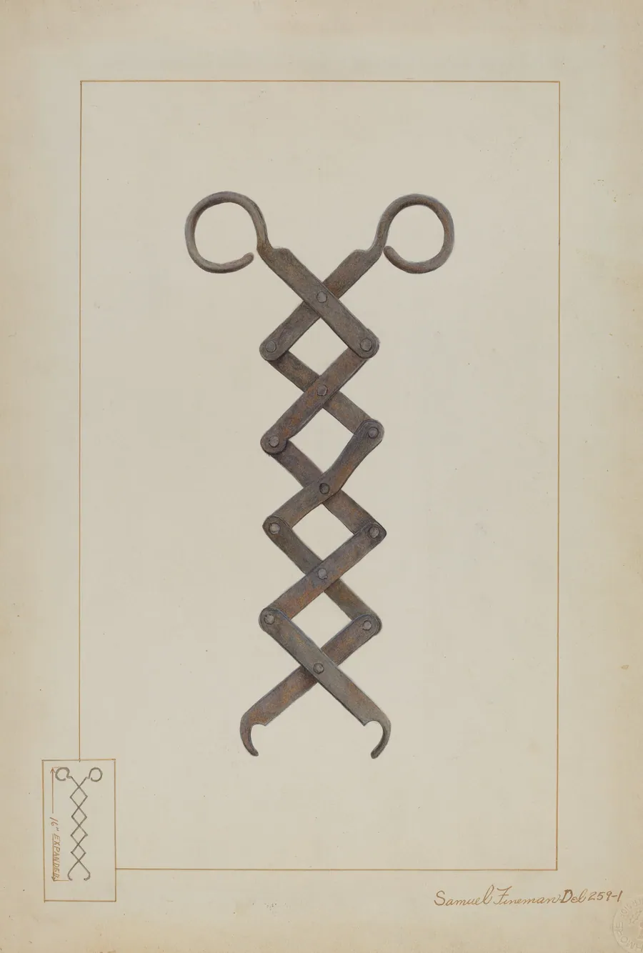 Tongs by Samuel Fineman