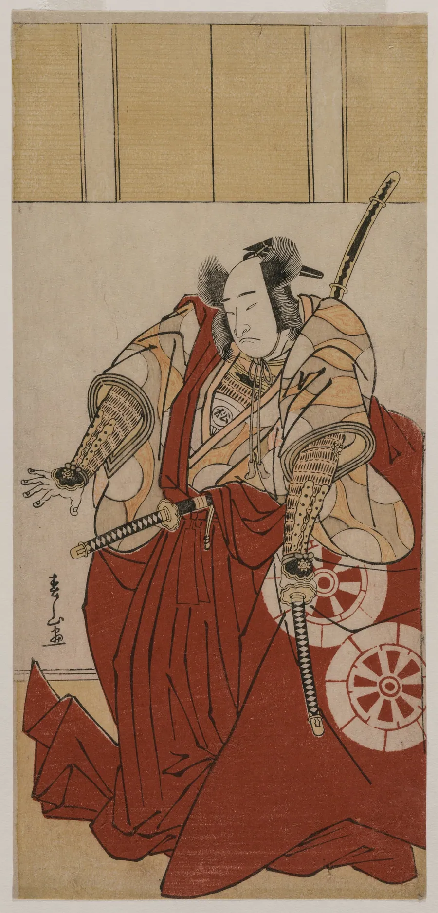 Onoe Matsusuke as Usui Sadamitsu by Katsukawa Shunzan