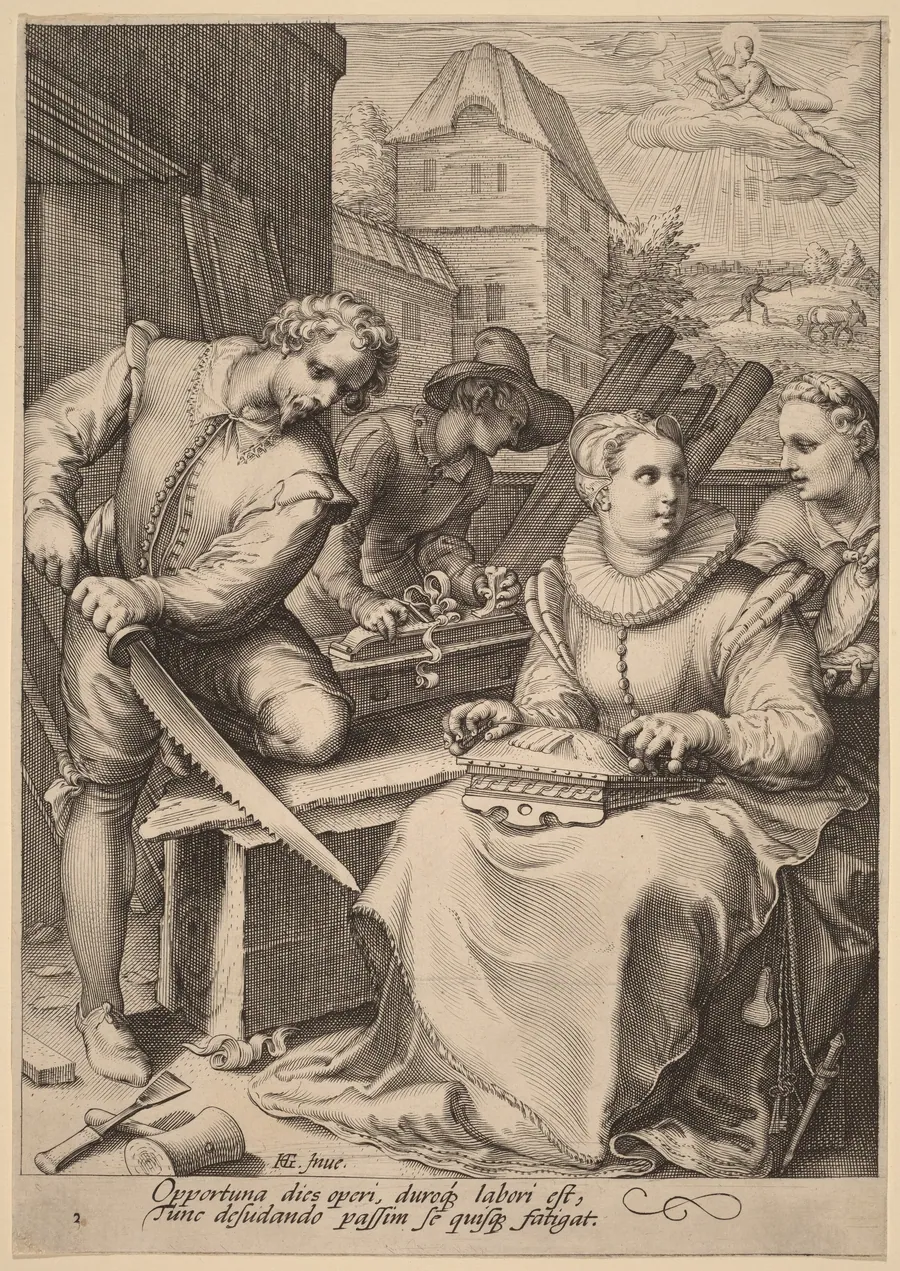 Midday by Jan Pietersz Saenredam