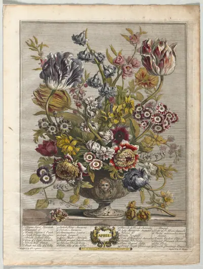 Twelve Months of Flowers: April