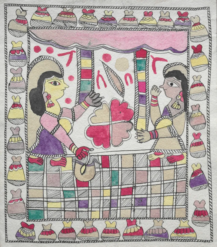 Two Women facing each other