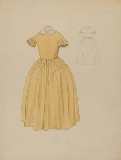 Child's Dress & Collar