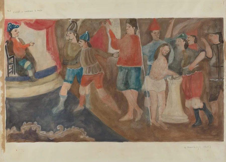 Station of the Cross No. 1: "Jesus is Condemned to Death" by Beulah Bradleigh