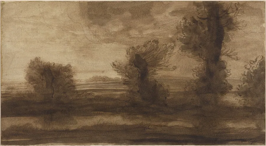 In the Marshes by Alphonse Legros