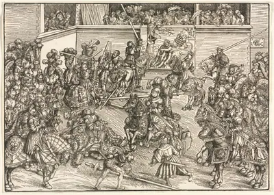 The Second Tournament with the Tapestry of Sampson and the Lion