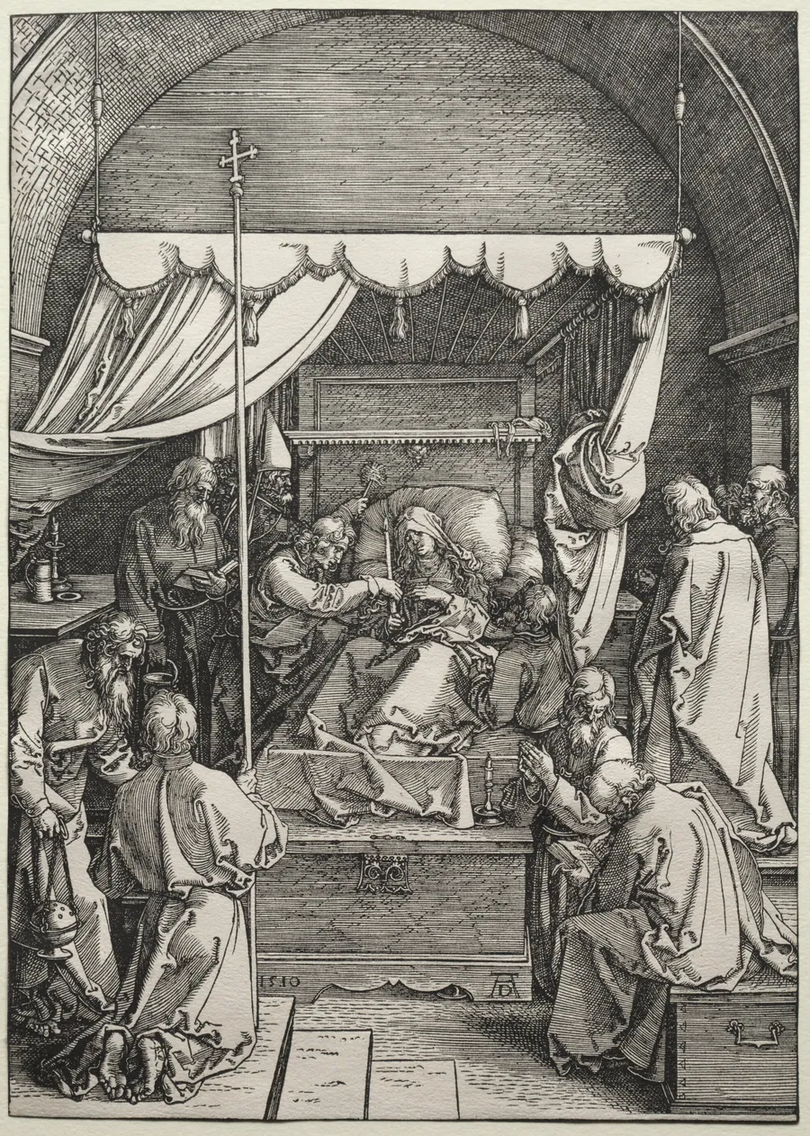 The Death of the Virgin by Albrecht Dürer