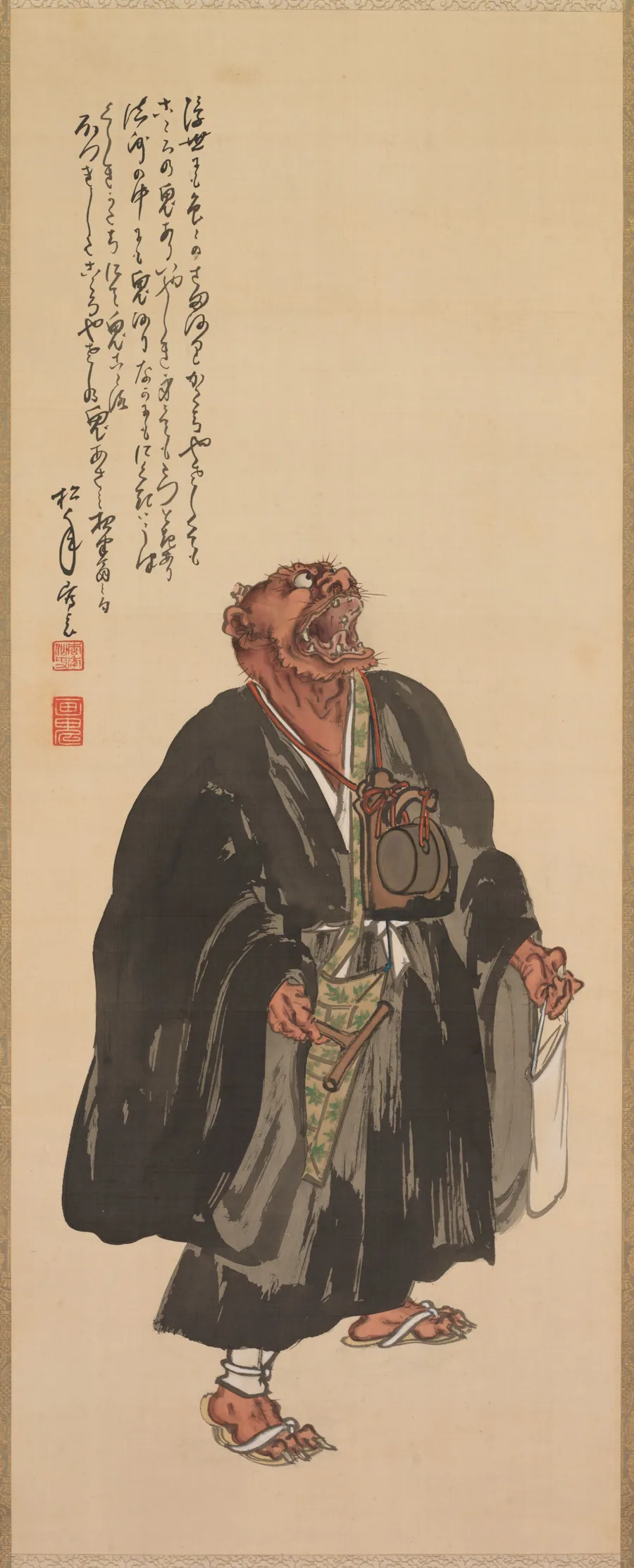 Demon Intoning the Name of the Buddha by Suzuki Shōnen