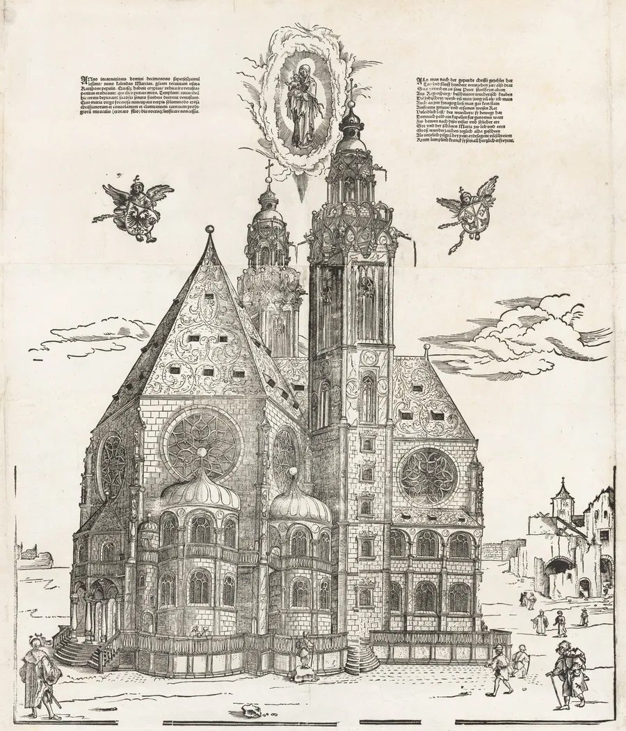 The New Church of the Beautiful Virgin at Regensburg by Michael Ostendorfer