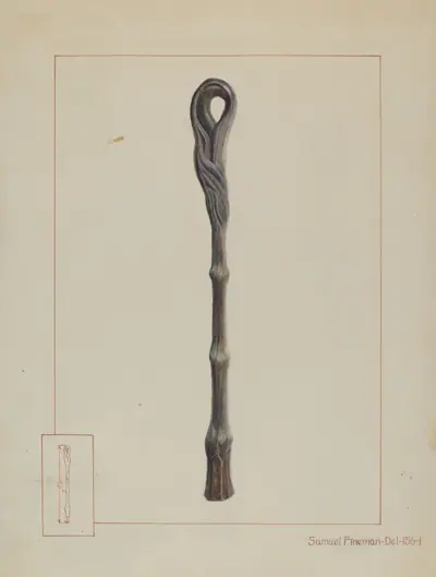 Iron Hitching Post