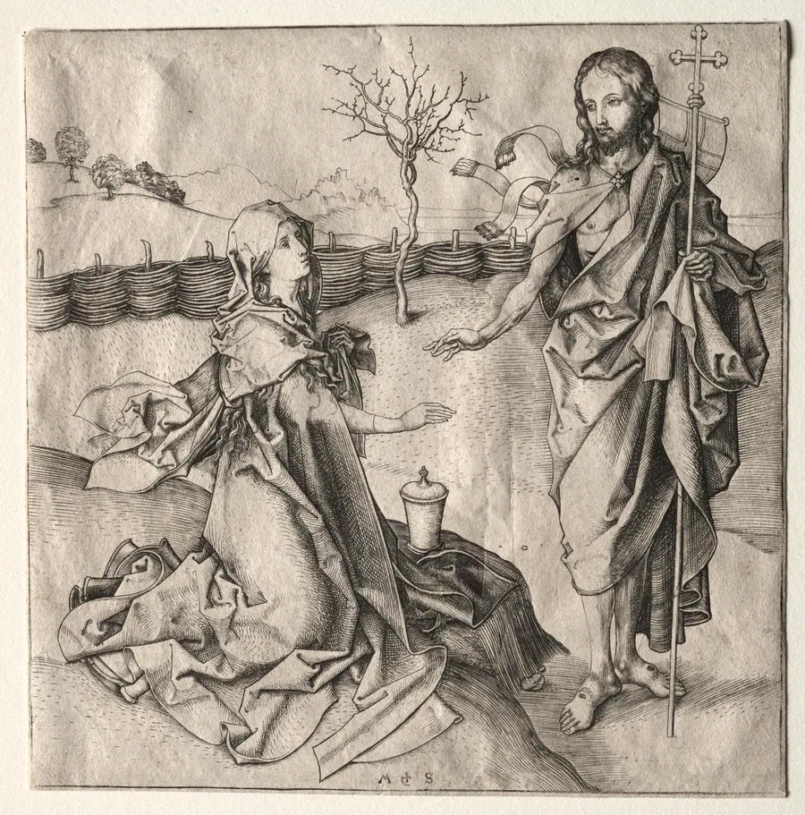 Christ Appearing to the Magdalen by Martin Schongauer