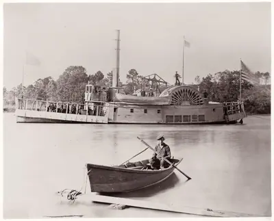 [U.S. Gunboat].  Brady album, p. 161