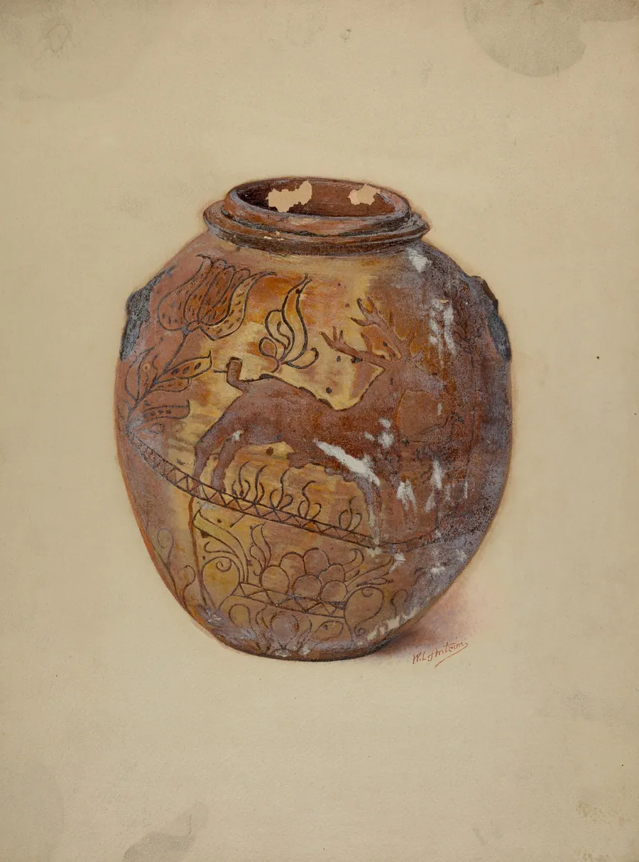 Pa. German Jar by William L. Antrim