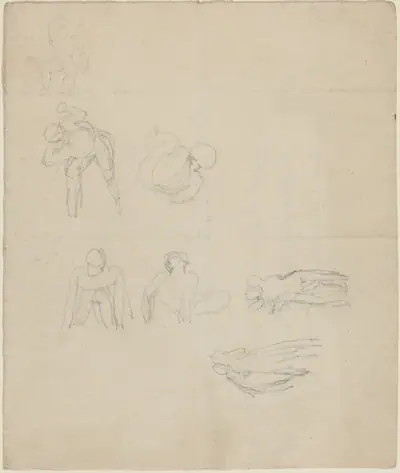 Sheet of Figures Studies