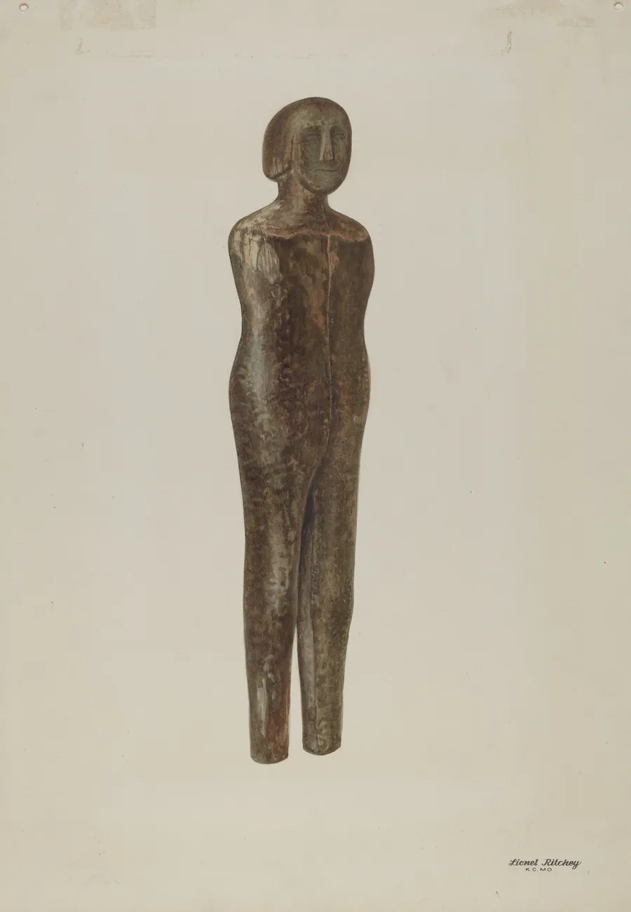 Wooden Doll by Lionel Ritchey