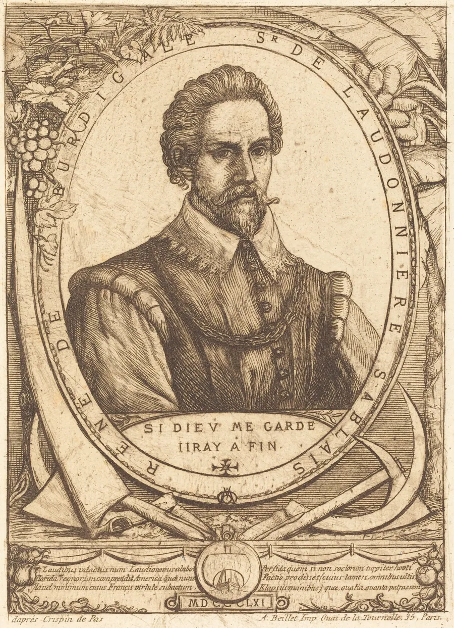René Laudonnière Sablais (De Burdigale) by Charles Meryon