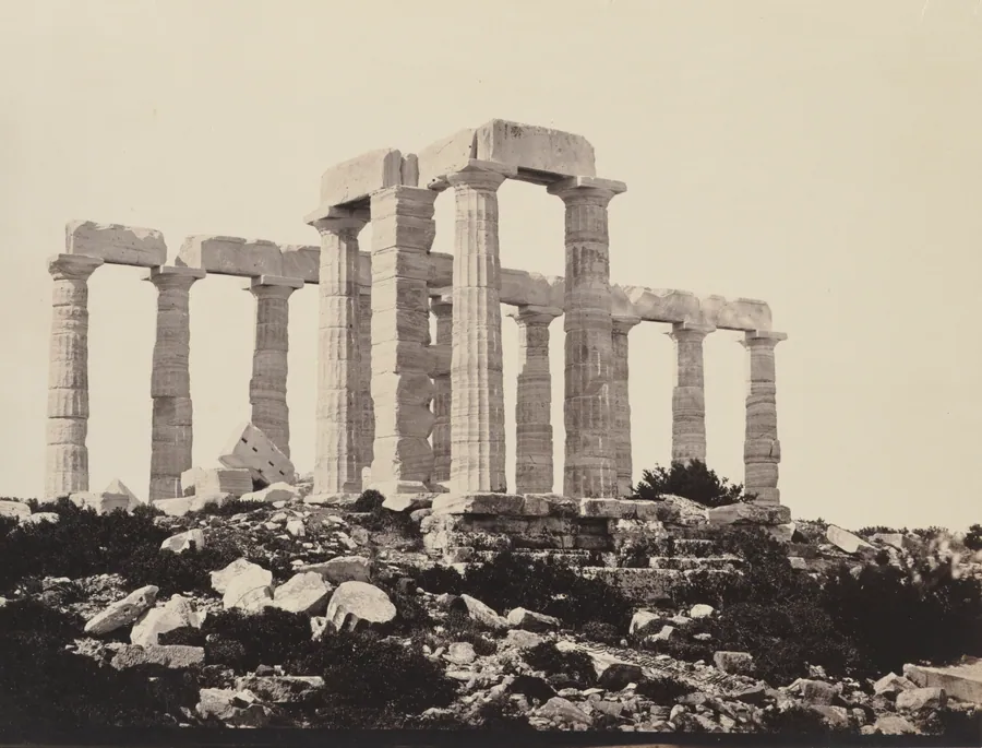 Temple of Athene, Cape Sunium, Greece by Dimitri Constantin