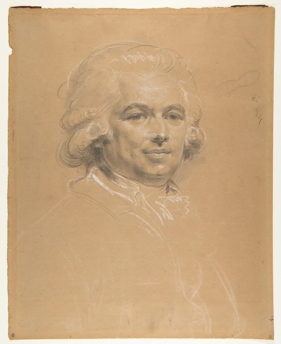 Head of a Man by Claude Jean-Baptiste Hoin