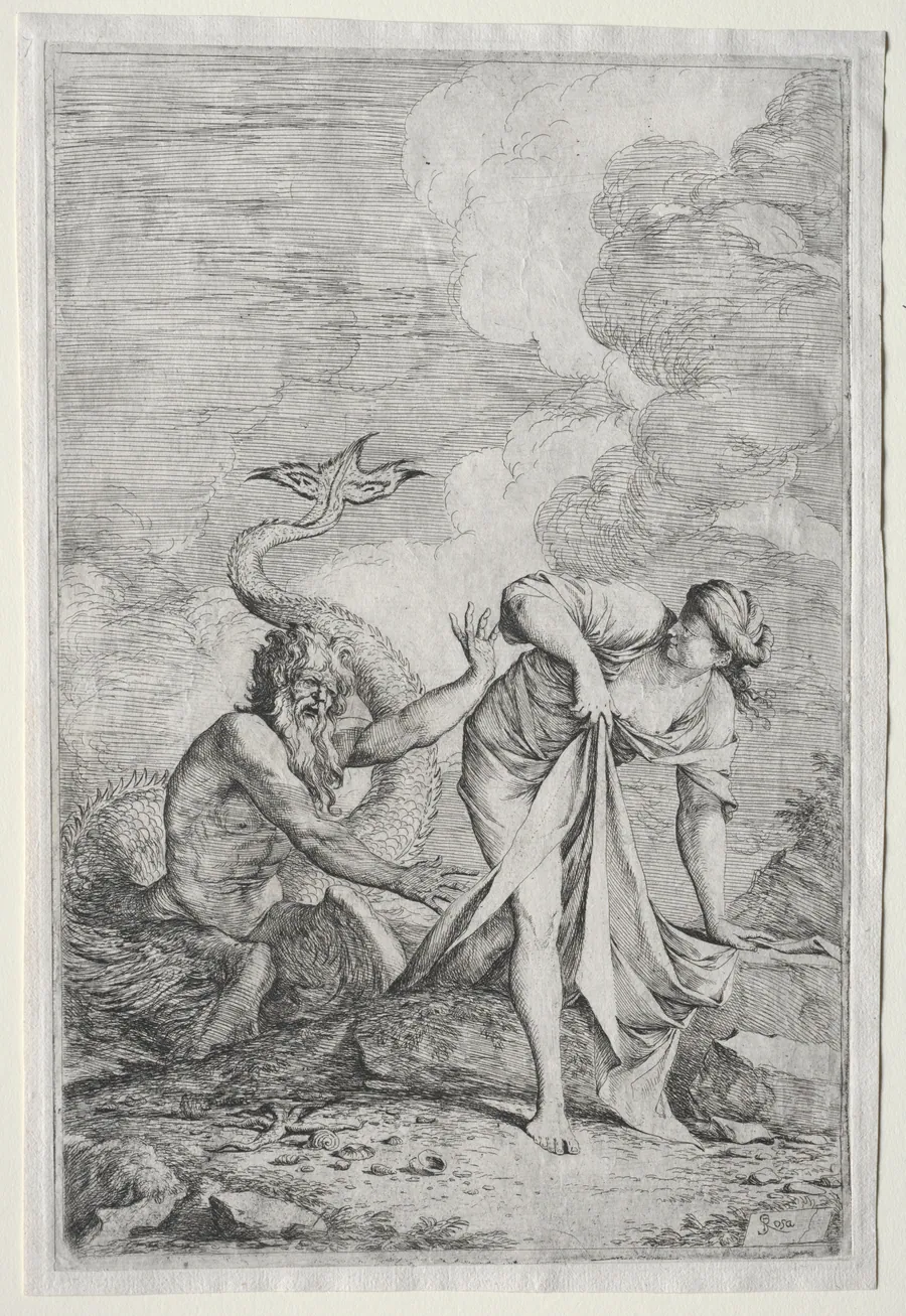 Glaucus and Scylla by Salvator Rosa