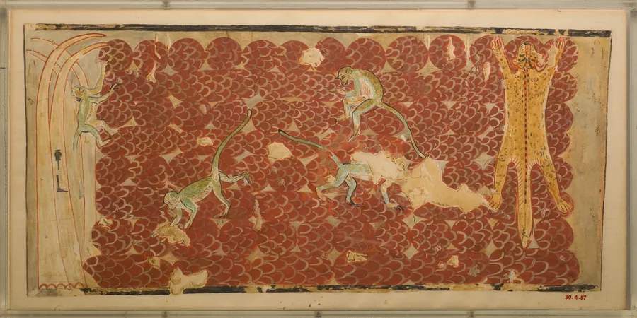 Provisions from Nubia Stored in the Temple, Tomb of Rekhmire by Nina de Garis Davies